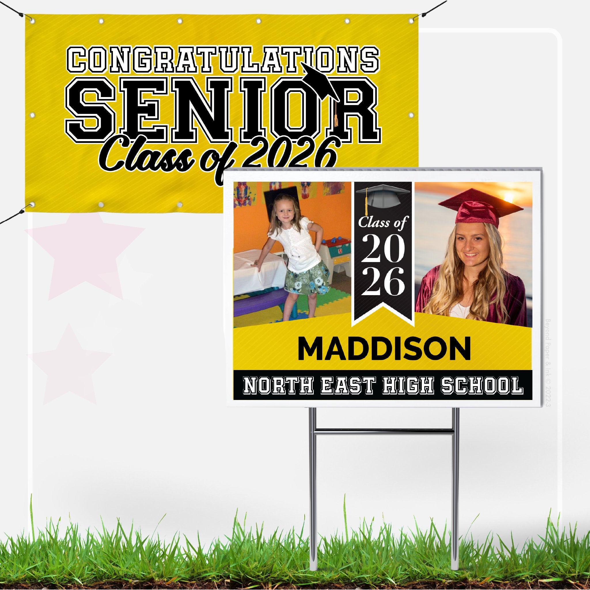 Senior Yard Signs + Banners