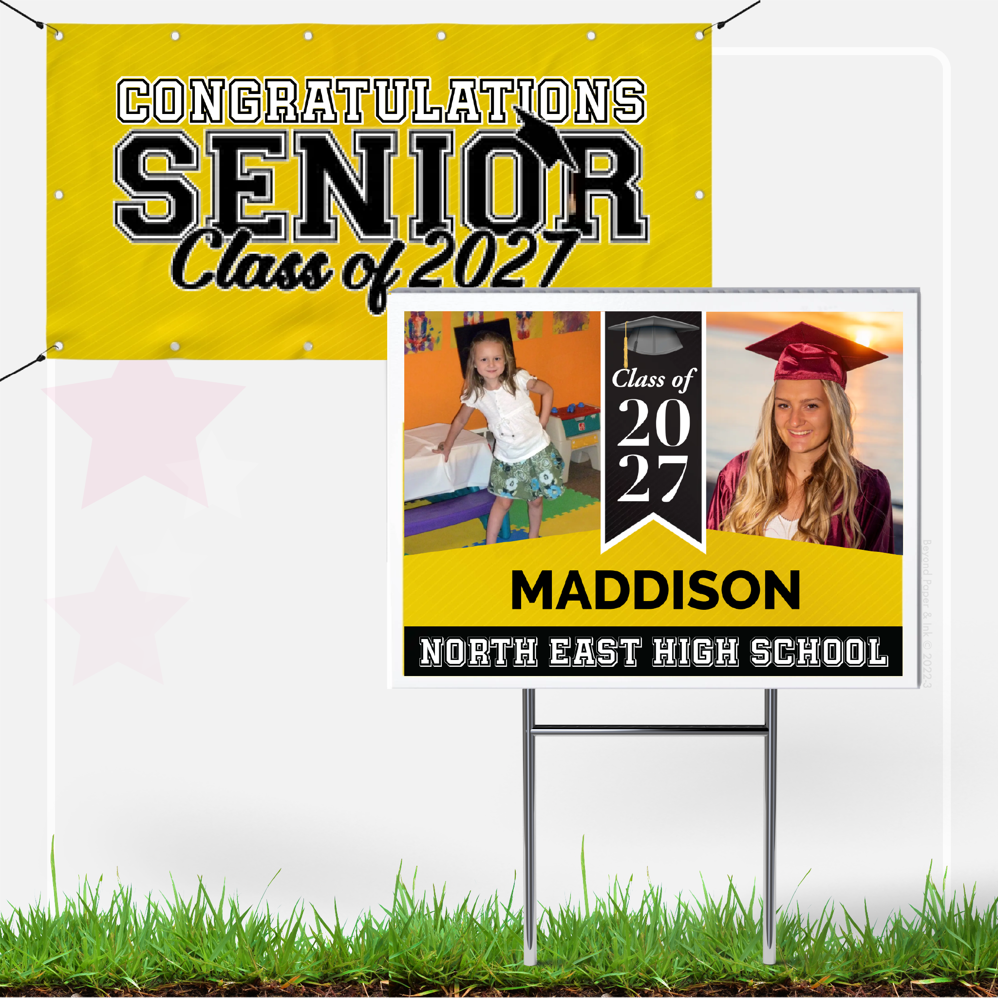 Senior Yard Signs + Banners