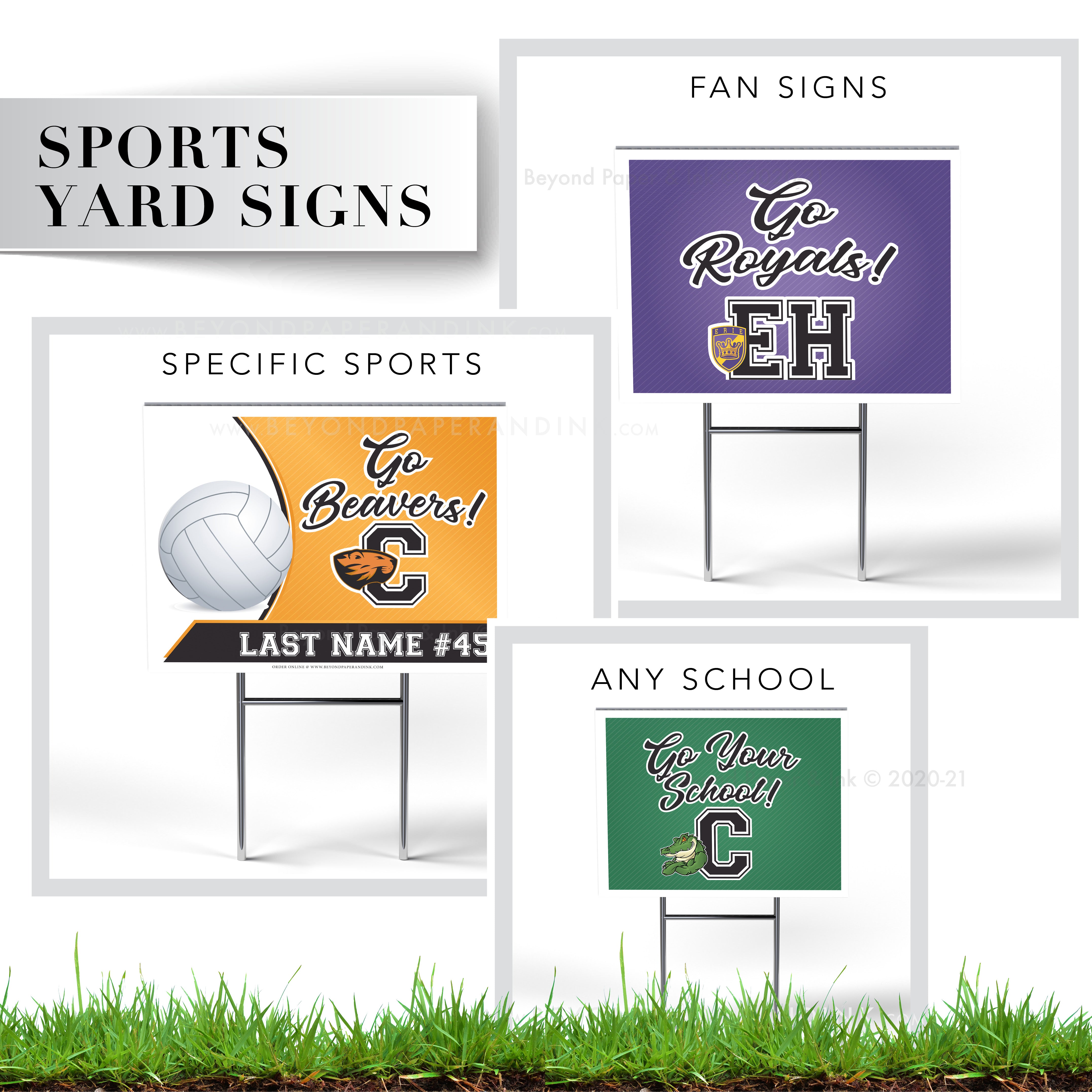 Sport Yard Signs