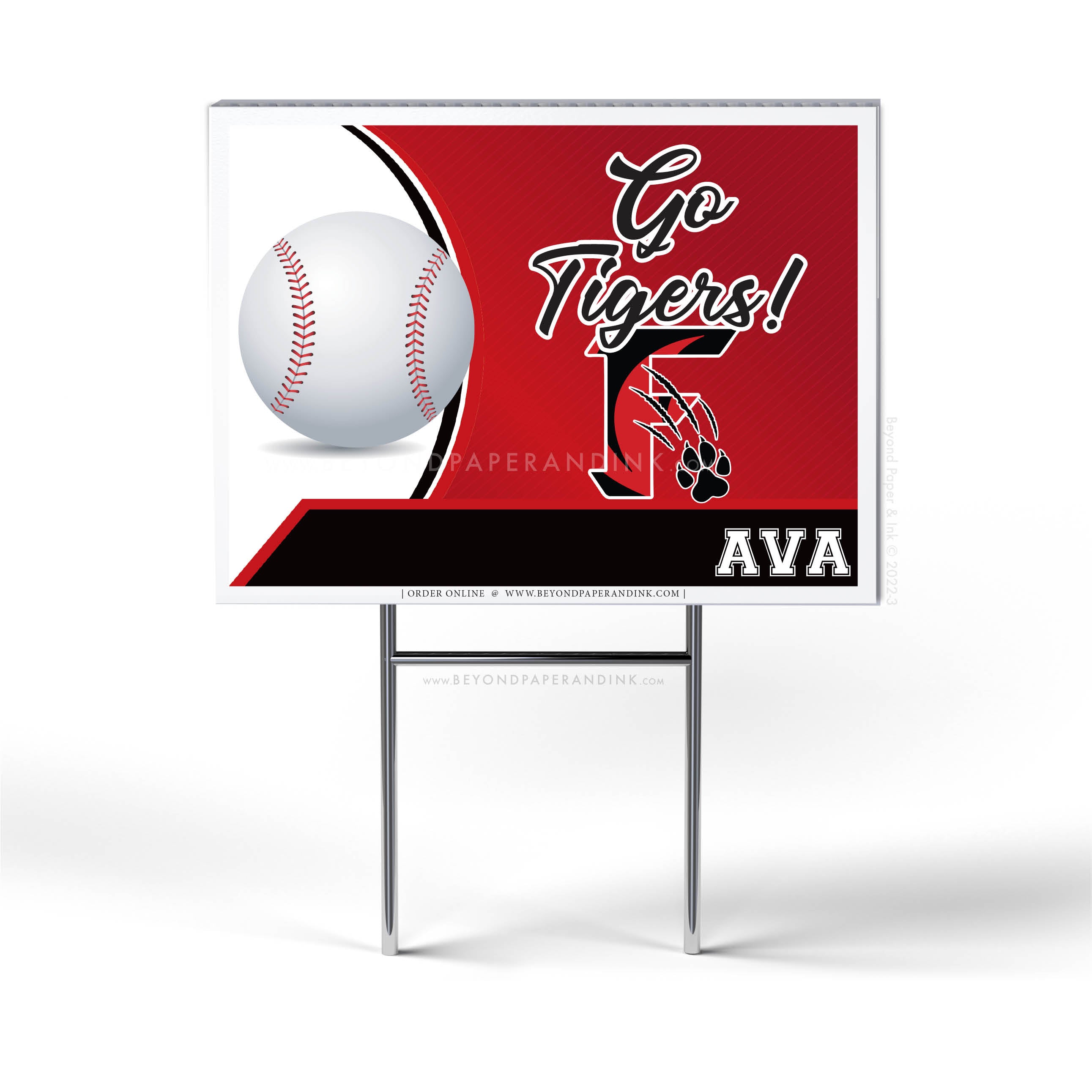 Baseball Personalized Yard Signs